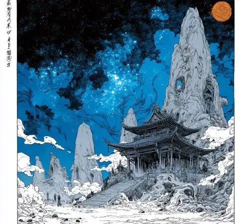 六种题材漫画封面并排陈列，奇幻与古风各占一端